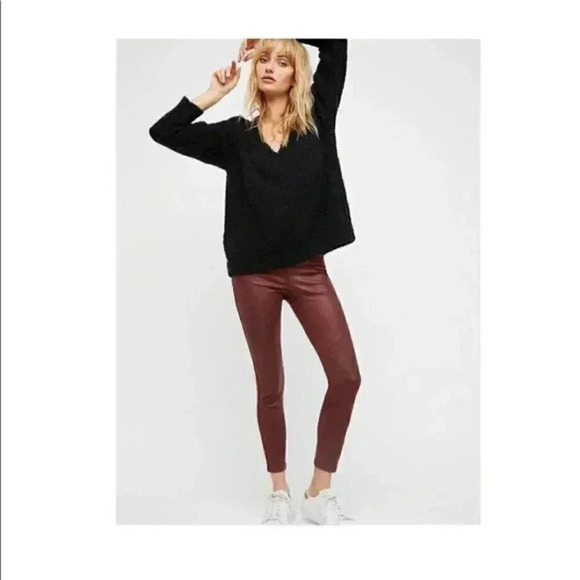 Free People Vegan Suede Leggings - Picture 5 of 5